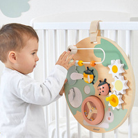 Wielofunkcyjna tablica edukacyjna drewniana Ogród Sweet Cocoon 12m+ Janod