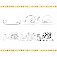 Janod Zestaw kreatywny Rysowanie krok po kroku Zwierzęta 20 rysunków 7+