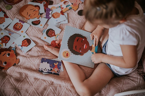 Janod Magnetyczna układanka Emocje