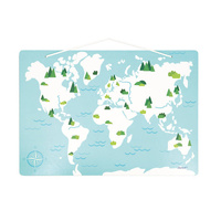 Janod Układanka drewniana magnetyczna z 40 magnesami Małe zwierzątka 2+