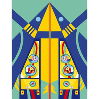 Janod Zestaw kreatywny Papierowe samoloty z wyrzutnią 6+