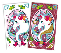 Janod Zestaw kreatywny Magiczny brokat Jednorożce 7+