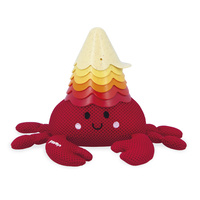 Janod Zabawka do kąpieli krab z muszelkami 10m+