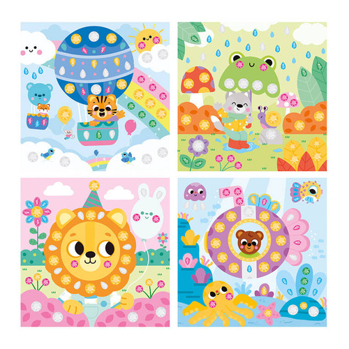 Janod Zestaw kreatywny Duże Cyrkonie My arts & crafts 3+