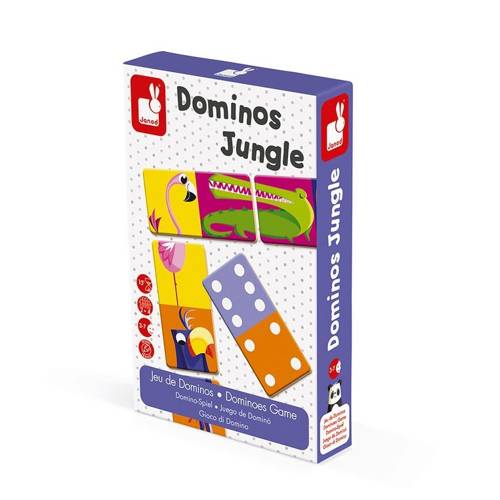 USZKODZONE OPAKOWANIE Domino Dżungla XL, Janod