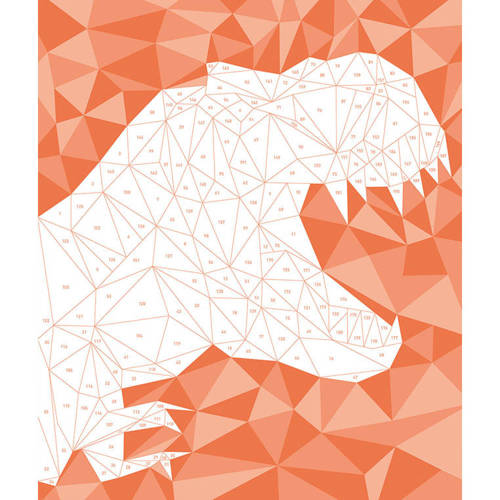 Zestaw kreatywny Mozaika Dinozaury Misterix 7+, Janod